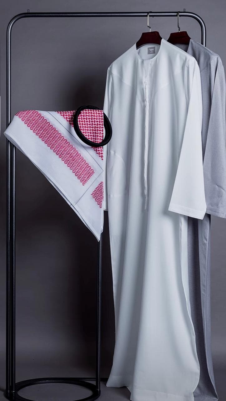 Premium Emirati Thobe with Shemagh