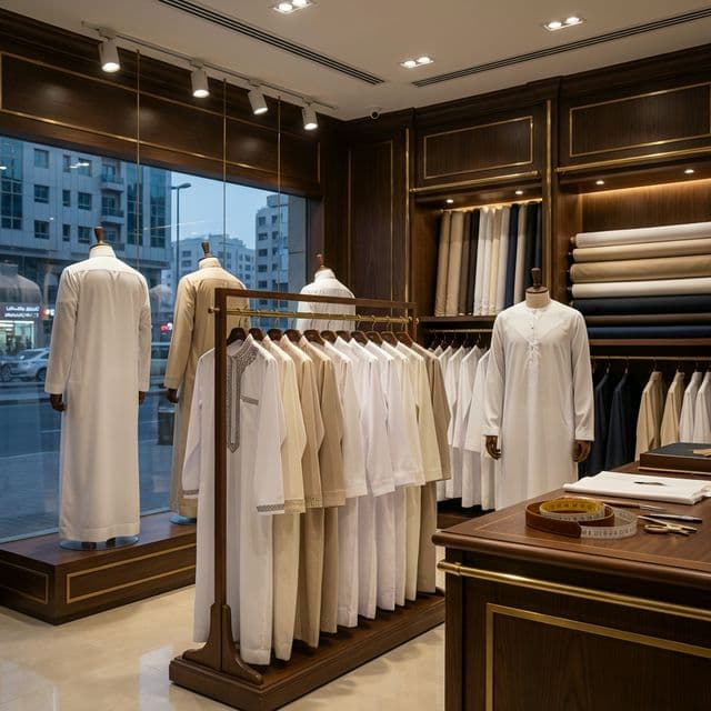 الدليل الشامل للملابس التقليدية الرجالية: الكندورة الإماراتية، الكويتية والسعودية